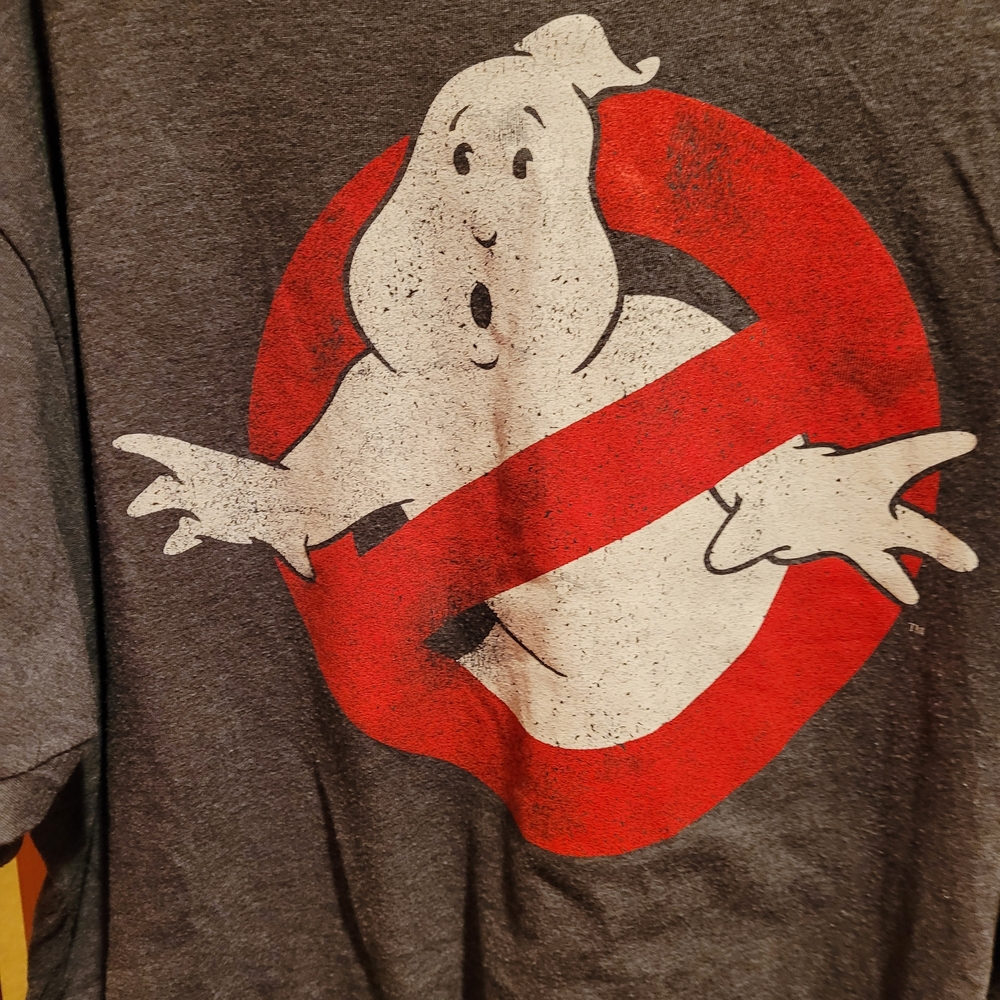 Unisex Adult Ghostbusters Gray Tee